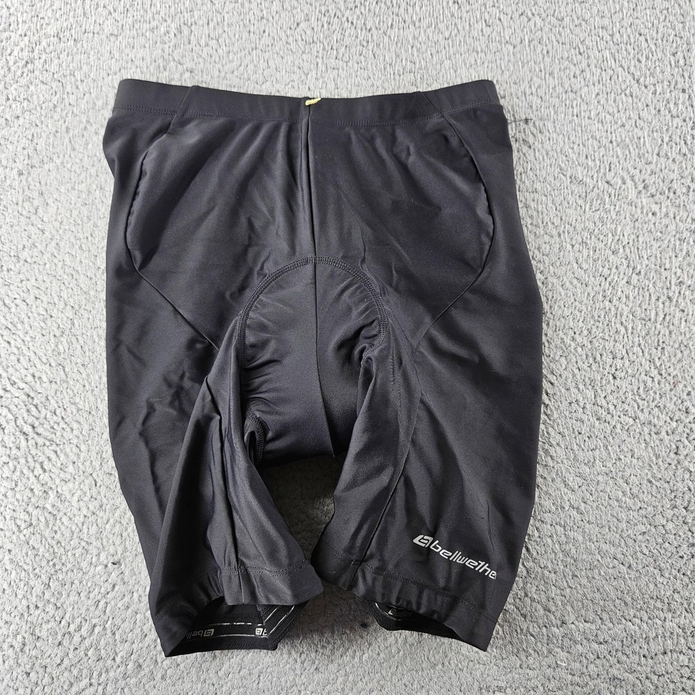 Bellwether Bike Shorts Mens Large Black Padded Cycling‎ Chamois Nylon Spandex